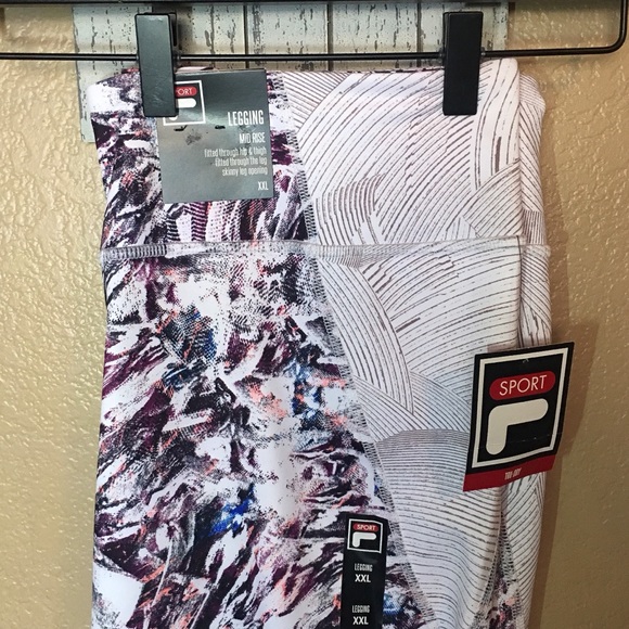 Fila Pants - Fila - XXL - Mid-Rise Leggings